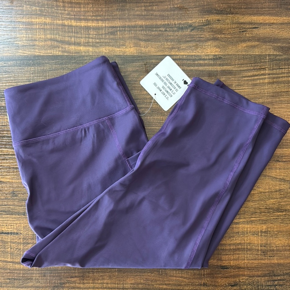 WodBottom Purple Capri Leggings XXL